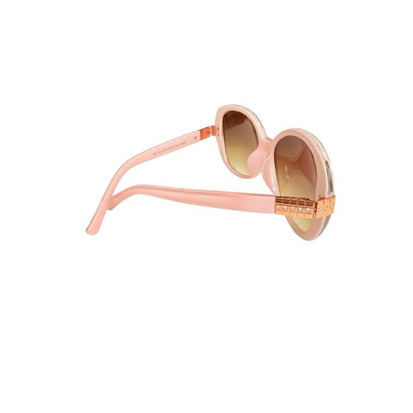 Vintage Kenneth Jay Lane KJL-41238 Blush Retro Sunglasses Jackie O Pink Bling main image 15